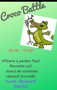 #Din octombrie revine Croco Battle la CRAT