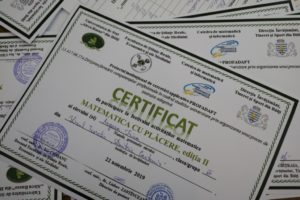 FESTIVALUL „MATEMATICA CU PLĂCERE-2020” EDIŢIE II-a FESTIVALUL „MATEMATICA CU PLĂCERE-2020” EDIŢIE II-a