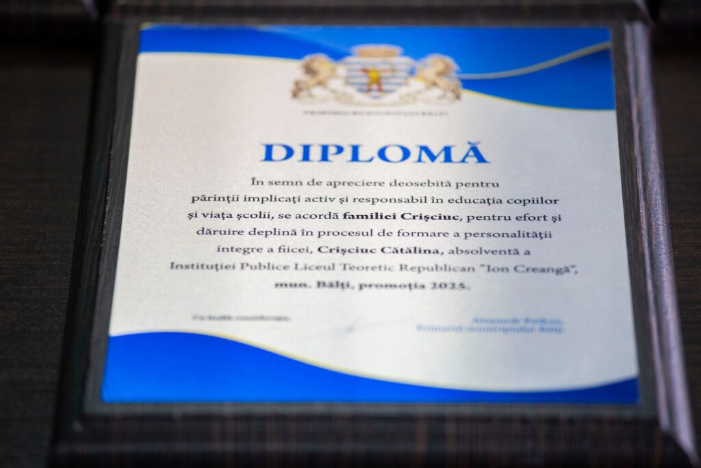 Excelența în educație: 11 liceeni din Bălți au obținut media 10 la BAC – 2025 Excelența în educație: 11 liceeni din Bălți au obținut media 10 la BAC – 2025