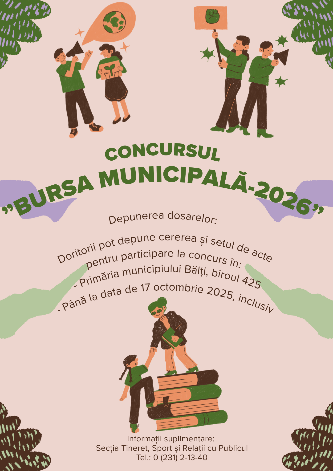 Concursul „BURSA MUNICIPALĂ – 2026” Concursul „BURSA MUNICIPALĂ – 2026”